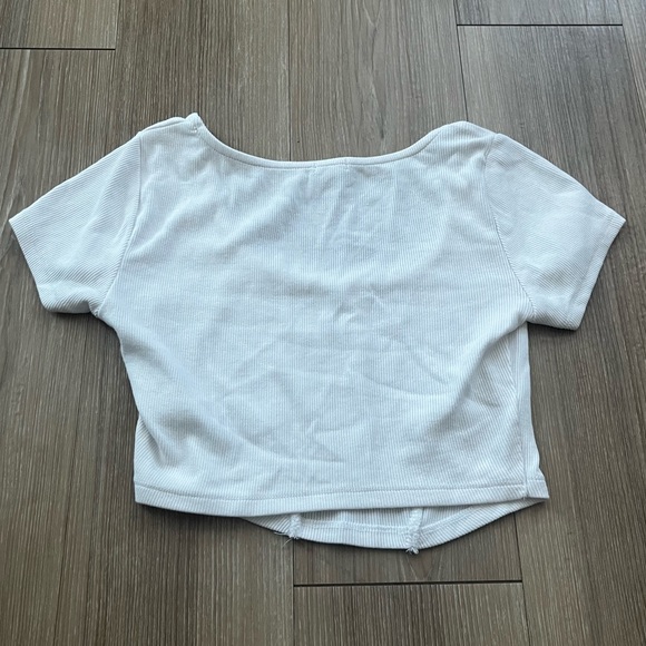 Garage Cropped Ribbed Shirt - Picture 4 of 6